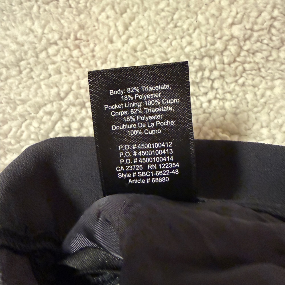 Aritzia Babaton Charcoal Gray Conan Dress Pants Cropped Tapered - Picture 10 of 11